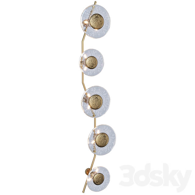 OM Sconce Sprinkled Glass 5 art. 26870 by Pikartlights 3D Models 3DSKY