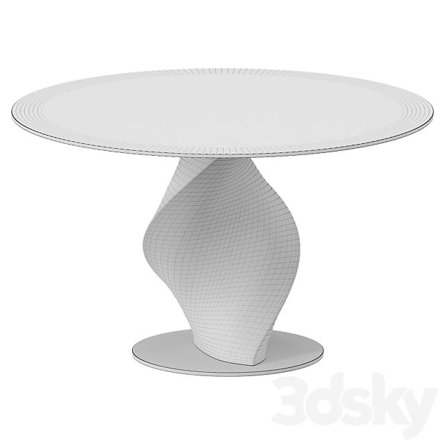 Niagara ceramic table 3D Models 3DSKY