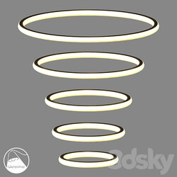 PL3098 Chandelier Light CIRCLE B Ceiling lamp 3D Models 3DSKY 