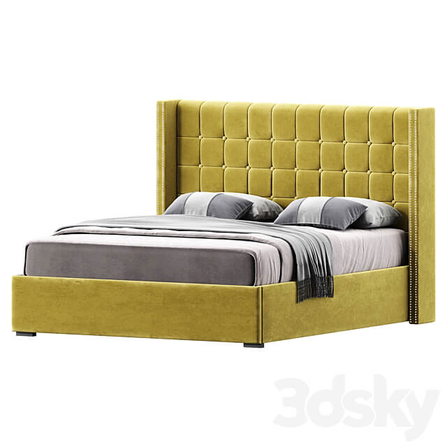 Vivien bed Bed 3D Models 3DSKY