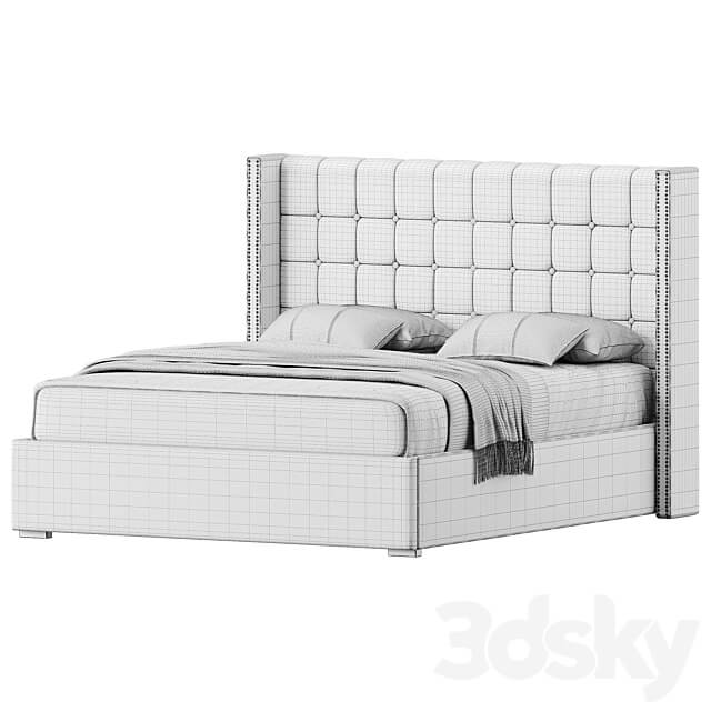 Vivien bed Bed 3D Models 3DSKY