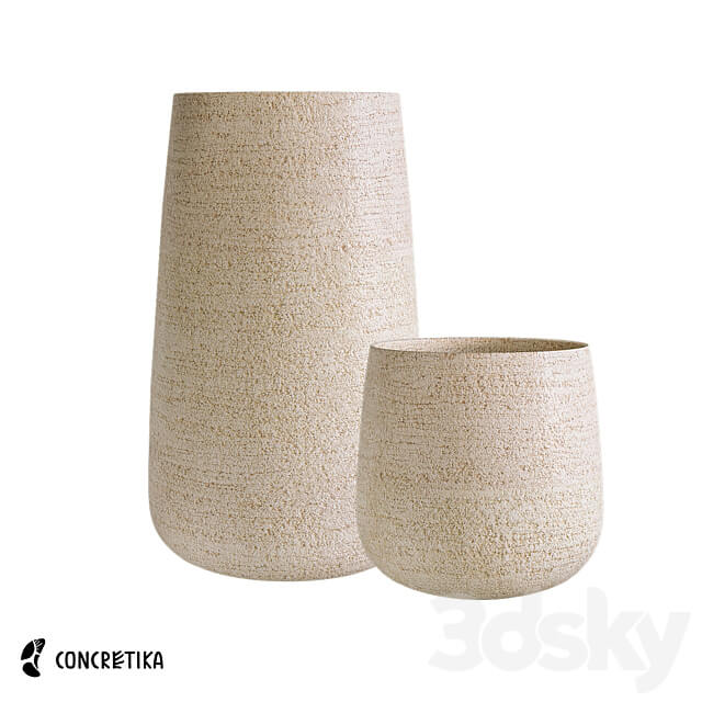 CONCRETIKA CONE surface OM collection 3D Models 3DSKY