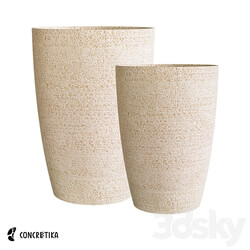 CONCRETIKA planter collection VERANDA surface OM 3D Models 3DSKY 