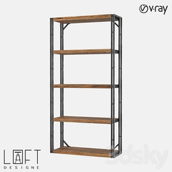 Shelving unit LoftDesigne 510 model 3D Models 3DSKY 