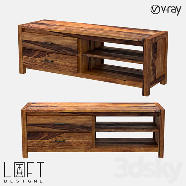 Console LoftDesigne 534 model Sideboard Chest of drawer 3D Models 3DSKY