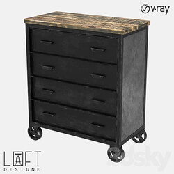 Chest of drawers LoftDesigne 7017 model Sideboard Chest of drawer 3D Models 3DSKY 