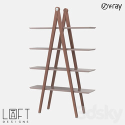 Shelving unit LoftDesigne 7143 model 3D Models 3DSKY 