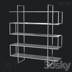 Shelving unit LoftDesigne 7394 model 3D Models 3DSKY 