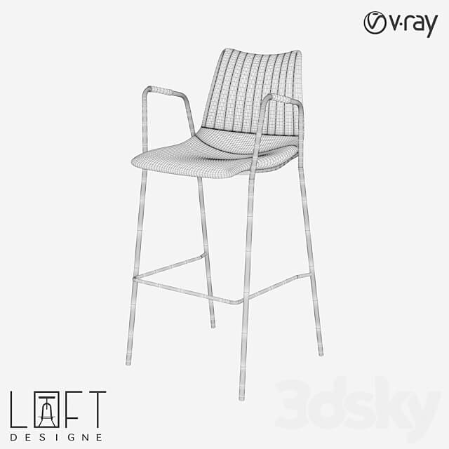 Bar stool LoftDesigne 30489 model 3D Models 3DSKY