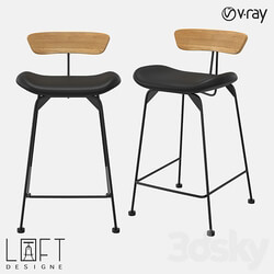 Bar stool LoftDesigne 37000 model 3D Models 3DSKY 