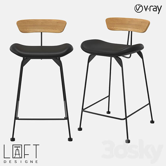 Bar stool LoftDesigne 37000 model 3D Models 3DSKY