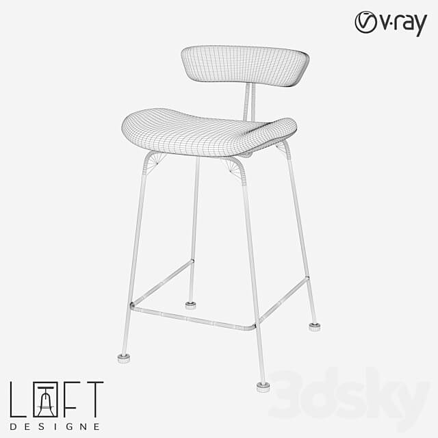 Bar stool LoftDesigne 37000 model 3D Models 3DSKY