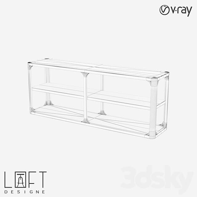 Console LoftDesigne 80131 model 3D Models 3DSKY