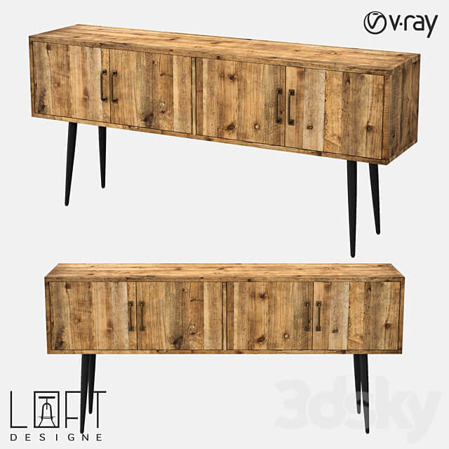 Chest of drawers LoftDesigne 80303 model Sideboard Chest of drawer 3D Models 3DSKY