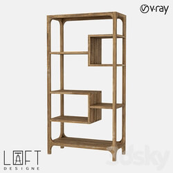 Shelving unit LoftDesigne 80307 model 3D Models 3DSKY 