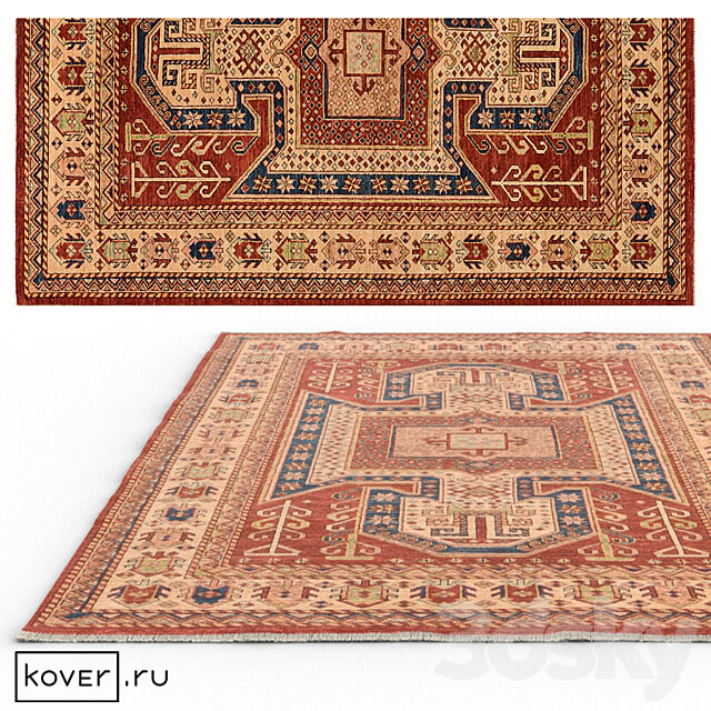 Carpet KAZAK CLASSIC RED IVR Art de Vivre Kover.ru 3D Models 3DSKY