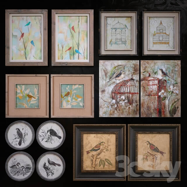 Uttermost birds pictures set