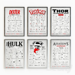 Posters superheroes 