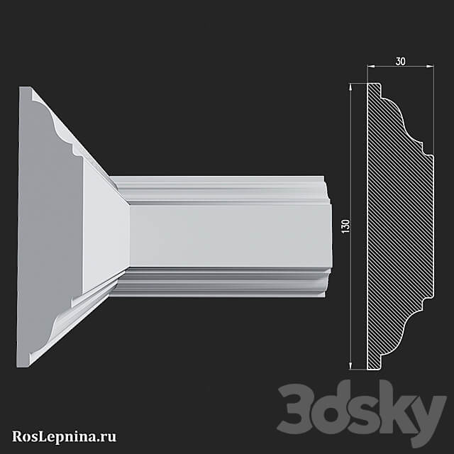 Molding MG 4019R from RosLepnina 3D Models 3DSKY