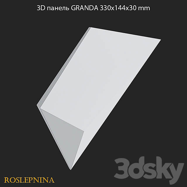 3D panel GRANDA by RosLepnina 3D Models 3DSKY