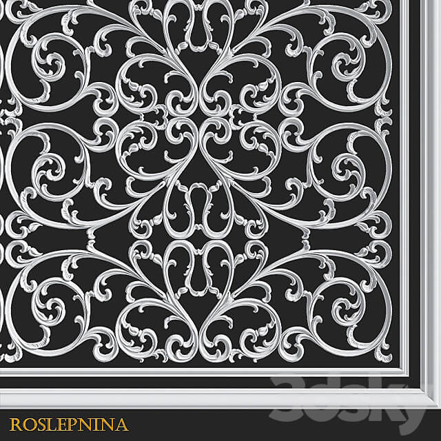 Ceiling composition GR 6007R from RosLepnina 3D Models 3DSKY