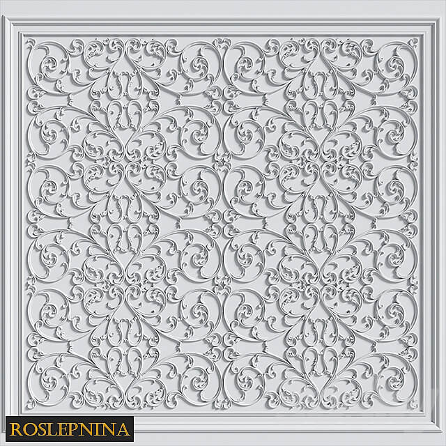 Ceiling composition GR 6007R from RosLepnina 3D Models 3DSKY