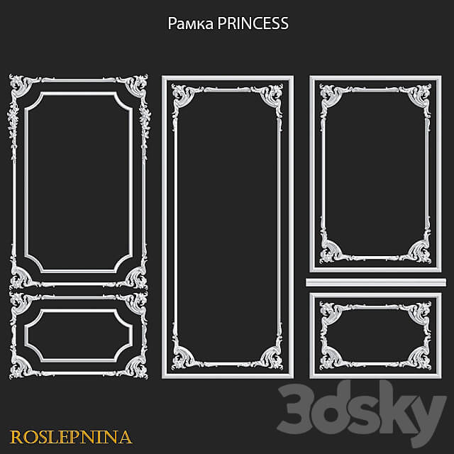 PRINCESS frame set by RosLepnina 3D Models 3DSKY