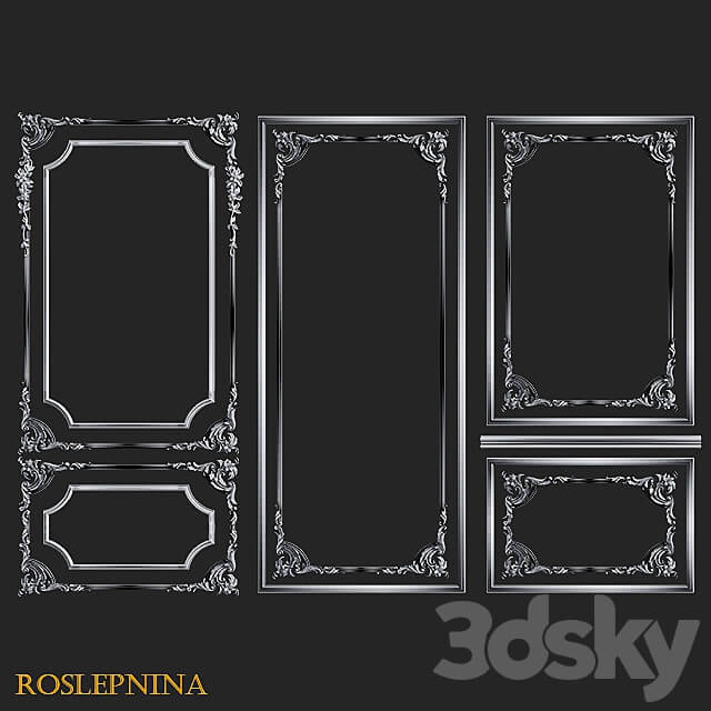 PRINCESS frame set by RosLepnina 3D Models 3DSKY