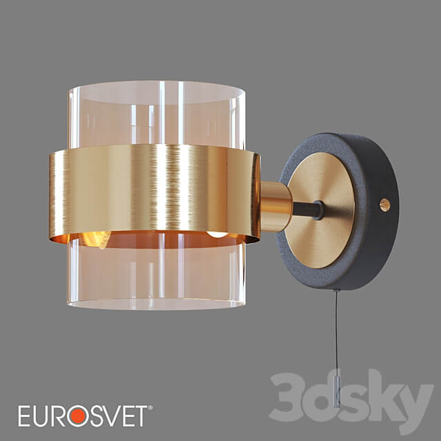 OM Wall lamp in loft style Eurosvet 70127 1 Arcada 3D Models 3DSKY