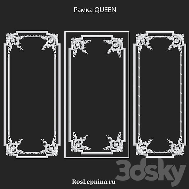 Set of frames QUEEN by RosLepnina 3D Models 3DSKY
