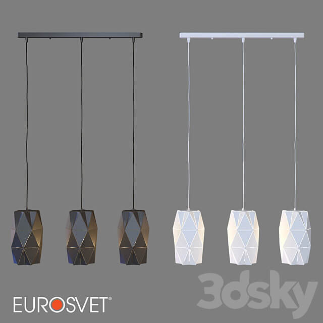 OM Pendant lamp Eurosvet 50145 3 Reprise Pendant light 3D Models 3DSKY