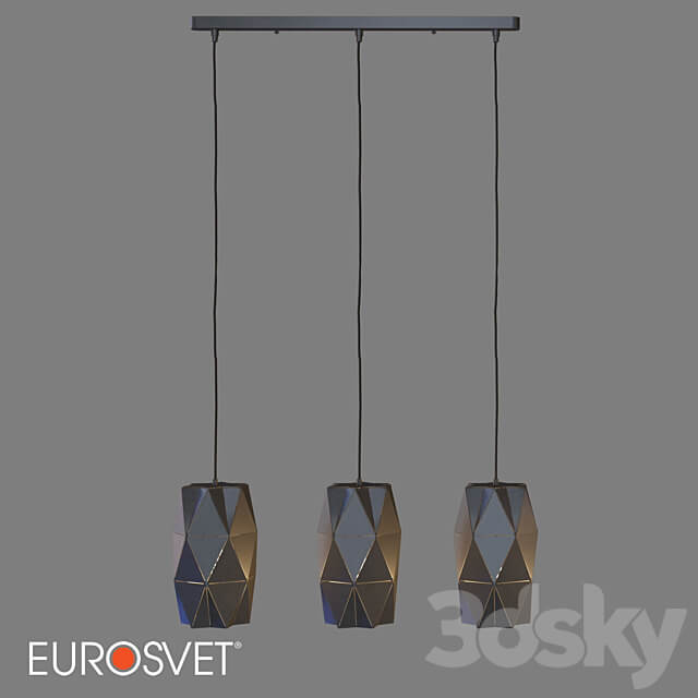 OM Pendant lamp Eurosvet 50145 3 Reprise Pendant light 3D Models 3DSKY