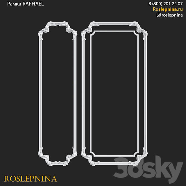 RAPHAEL frame set by RosLepnina 3D Models 3DSKY