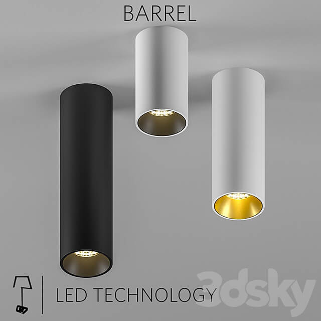 Barrel Ceiling lamp 3D Models 3DSKY