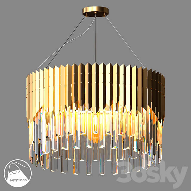 LampsShop.ru L1011 Chandelier CRYSTAL A Pendant light 3D Models 3DSKY