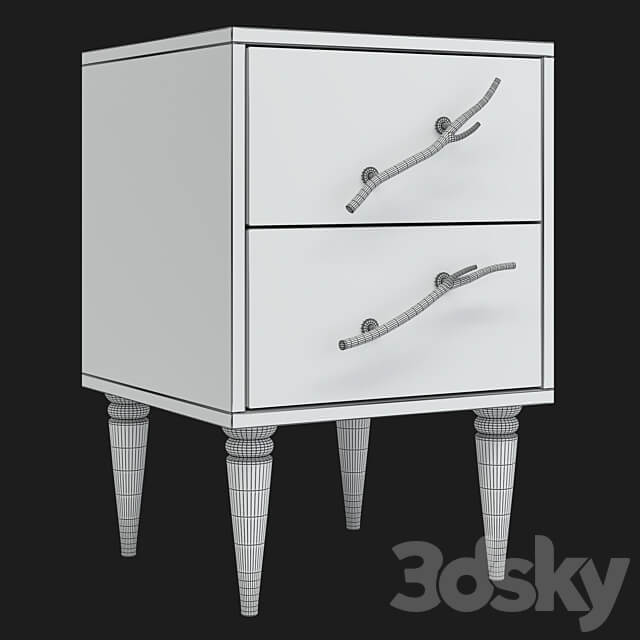 Om bedside table Art Classic Sideboard Chest of drawer 3D Models 3DSKY