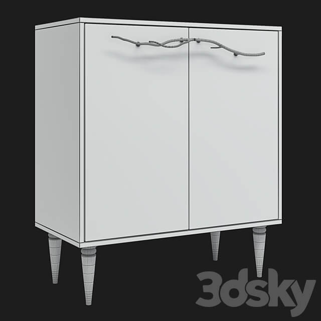 OM Chest of drawers with hinged doors Art Classic Sideboard Chest of drawer 3D Models 3DSKY