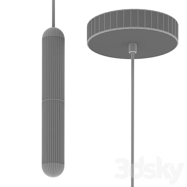 One lamp by Cables OM Pendant light 3D Models 3DSKY