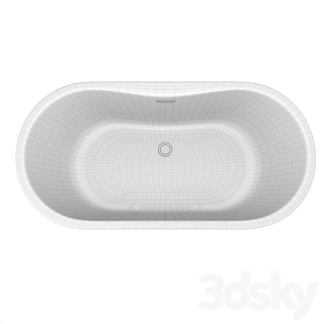 Kolpa San Comodo bathtub 185x90 3D Models 3DSKY