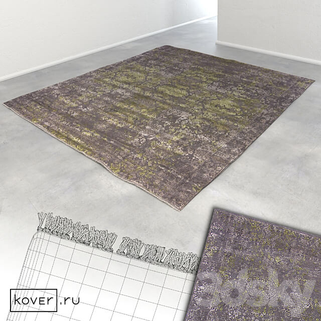 Carpet FRESCO 1201BS GRY GRN Art de Vivre Kover.ru 3D Models 3DSKY