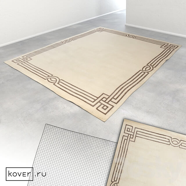 Carpet RUSSEL SQUARE BRAID COL 3 Art de Vivre Kover.ru 3D Models 3DSKY