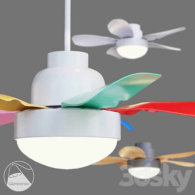 Ventilator Donise FN0034a Ceiling lamp 3D Models 3DSKY