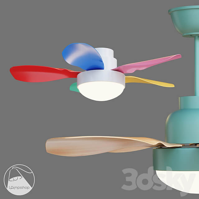 Ventilator Donise FN0034a Ceiling lamp 3D Models 3DSKY