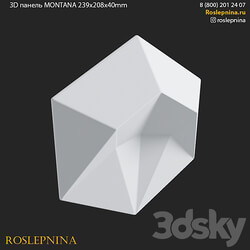 3D panel MONTANA by RosLepnina 3D Models 3DSKY 
