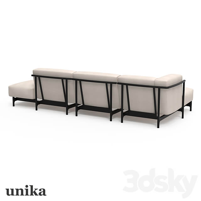 Modular sofa Hans Set 8 3D Models 3DSKY