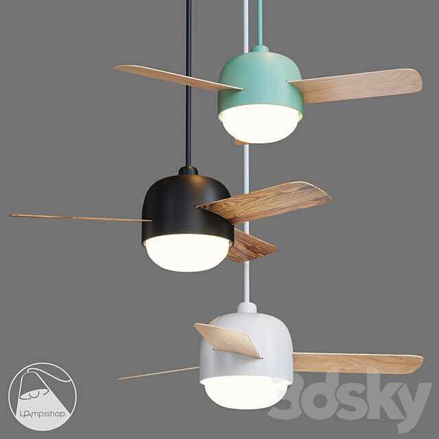 Ventilator Lopost FN0004a Pendant light 3D Models 3DSKY