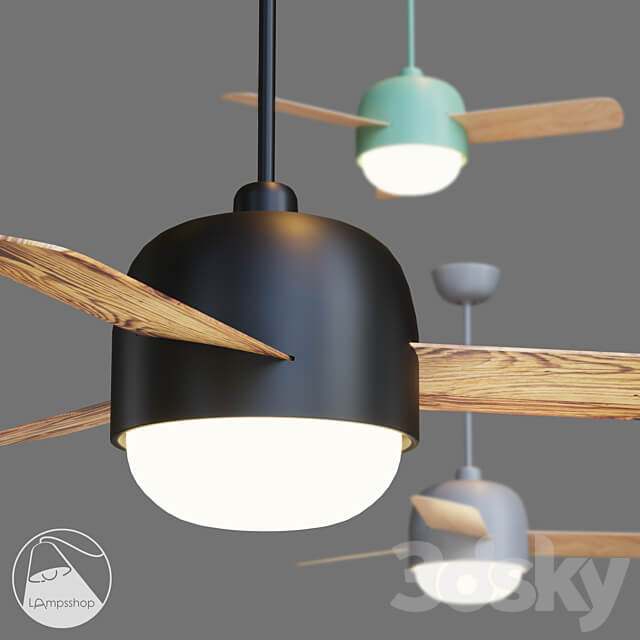 Ventilator Lopost FN0004a Pendant light 3D Models 3DSKY