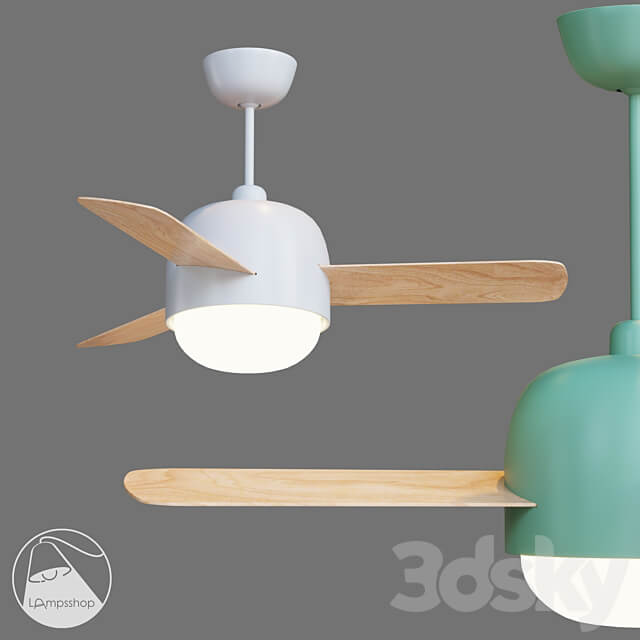 Ventilator Lopost FN0004a Pendant light 3D Models 3DSKY