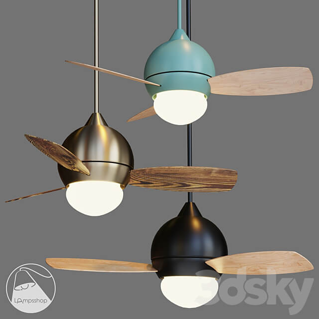 Ventilator Molos FN0005a Pendant light 3D Models 3DSKY