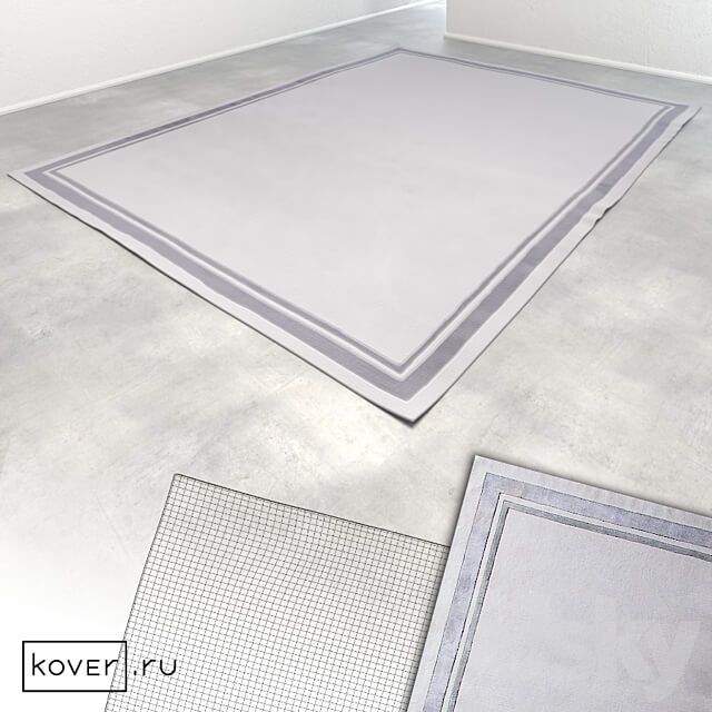 Carpet RUSSEL SQUARE DOUBLE COMBO COL 2 Art de Vivre Kover.ru 3D Models 3DSKY